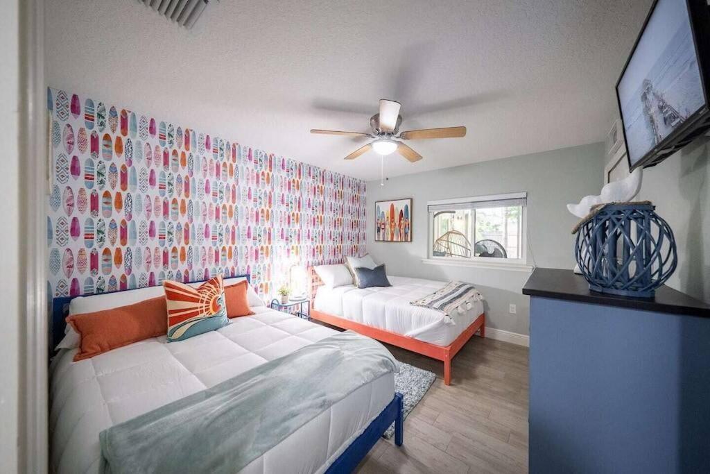 Beach House W/Putting Green/Game Rm/Rooftop Deck Cocoa Beach Bagian luar foto